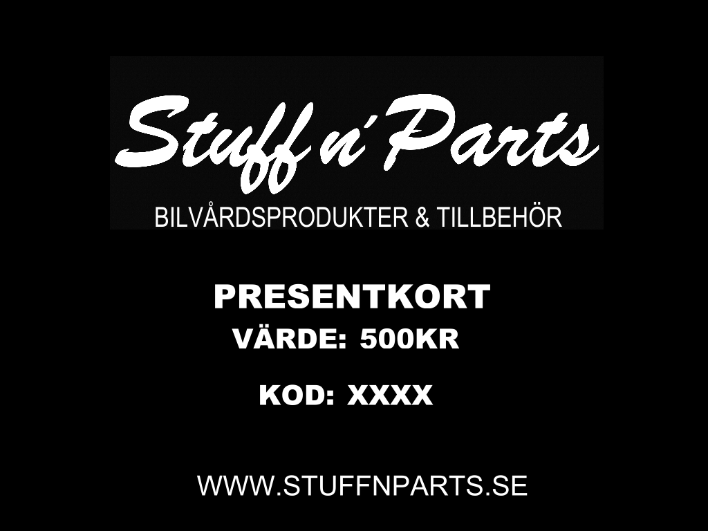 Presentkort Stuff n' Parts